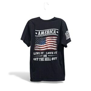 💰BOGO FREE Nine Line Apparel American Flag Tee Shirt